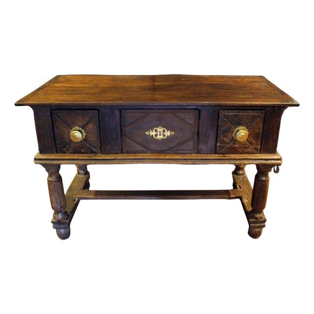 17th Century English Oak Server For Sale