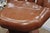 Plastic Vintage Mid Century Modern 1980s Brown Molded Plastic Hand Chair For Sale - Image 7 of 12