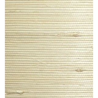Sample - The House of Scalamandré Natural Jute Wallcovering, Cotton in the Raw For Sale