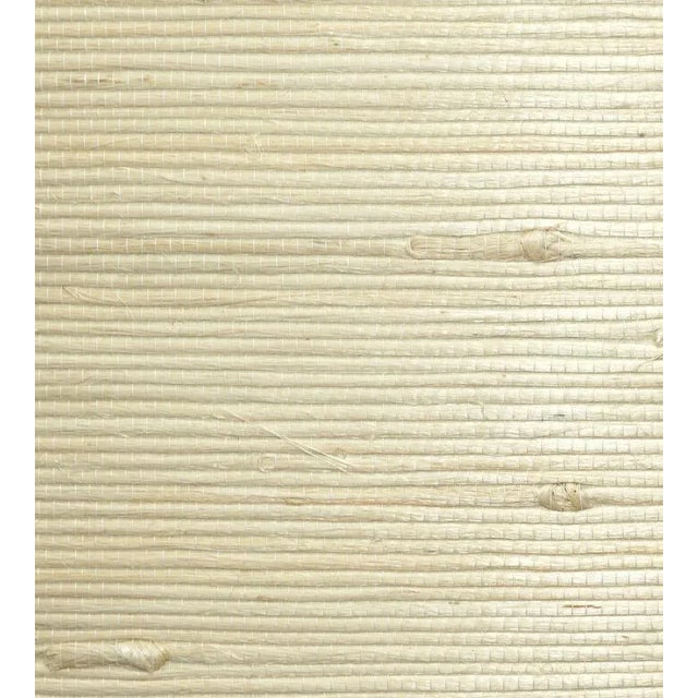 Sample - The House of Scalamandré Natural Jute Wallcovering, Cotton in the Raw For Sale