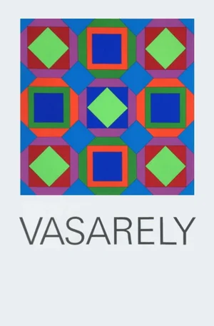 1982 Victor Vasarely Art Basel Screen Print Poster