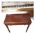 Vintage Solid Wood Piano Bench For Sale