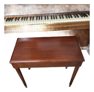 Vintage Solid Wood Piano Bench