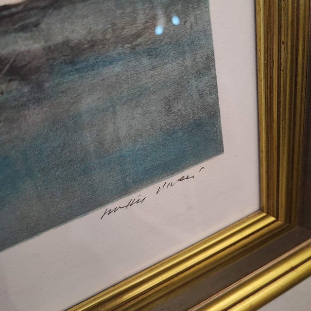 Atos Faccincani, Carriage Newsstand, Paint, Framed For Sale - Image 5 of 8