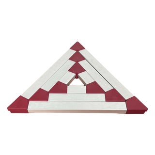 Vintage Danish Triangular Trivet Coasters by Jorgen Meldgaard for Menu, 1980s, Set of 3 For Sale