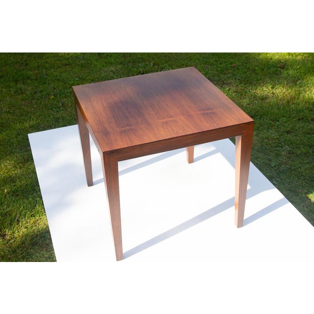 Vintage Danish Rosewood Coffee Table by Severin Hansen from Haslev Møbelsnedkeri, 1960s For Sale - Image 18 of 18