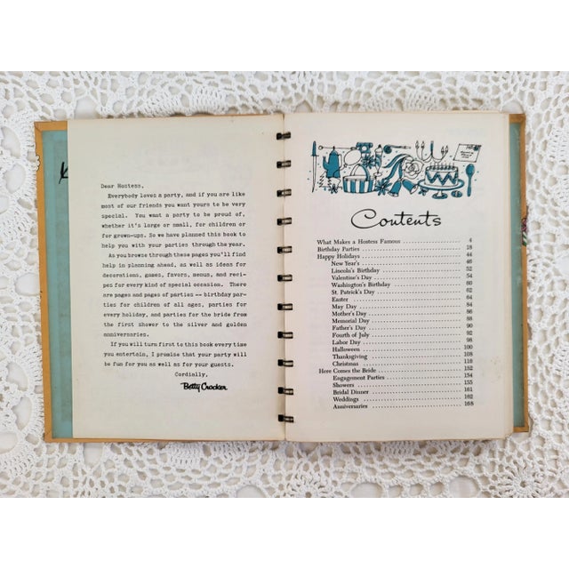 Farmhouse Betty Crocker’s Party Book, 1960, First Edition, Second Printing For Sale - Image 3 of 9