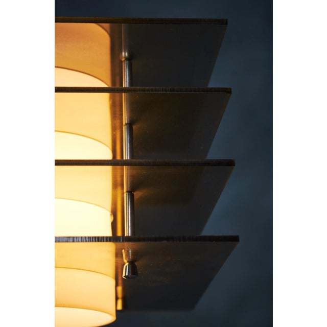 Gray Vintage Space Age Danish Pendant Lamp, 1970s For Sale - Image 8 of 9