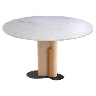 Marble Jack Oval Table by Dovain Studio For Sale