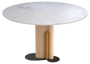 Marble Jack Oval Table by Dovain Studio