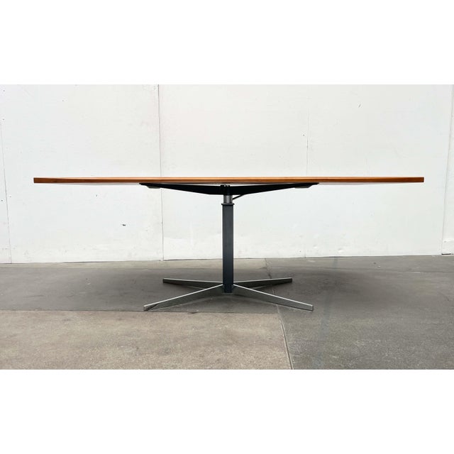 1960s Mid-Century Modern German Adjustable Dining Table by J.M. Thomas for Wilhelm Renz, 1960s For Sale - Image 5 of 18