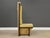 Hollywood Regency 1980s Mahogany and Gold King Sitting Dining Chair For Sale - Image 3 of 9