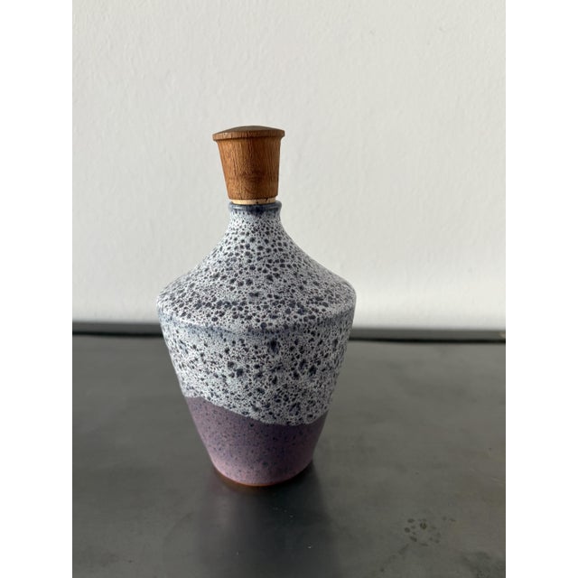 Hand-Thrown Jug with Wooden Stopper from Töpferhof Römhild, 1960s For Sale - Image 9 of 15