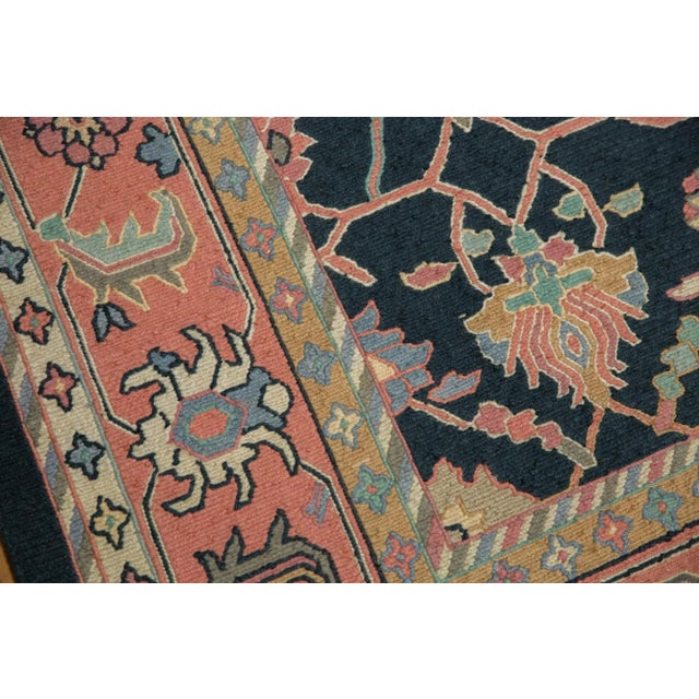 Vintage Serapi Indian Soumac Design Rug - 9' X 11'9" For Sale - Image 11 of 13