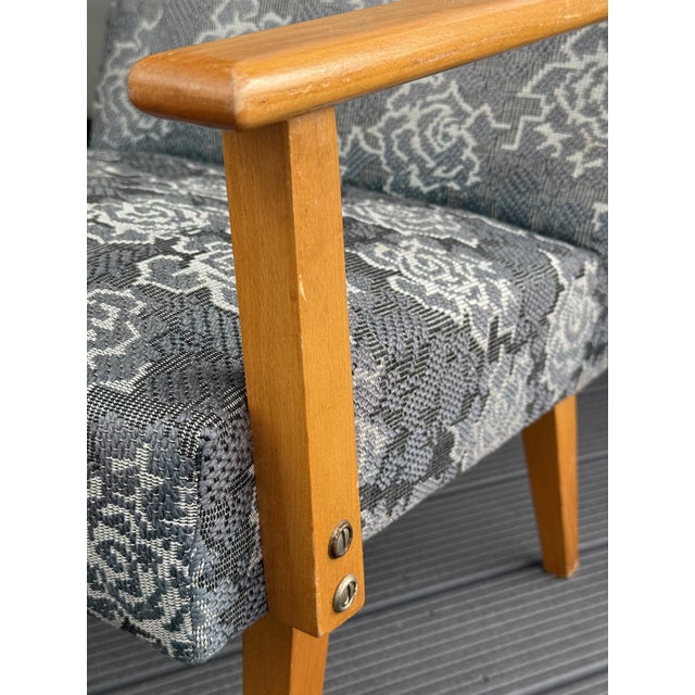 Mier Topolcany 1960s armchairs from former Czechoslovakia. The pair is in great original condition, professionally deep...