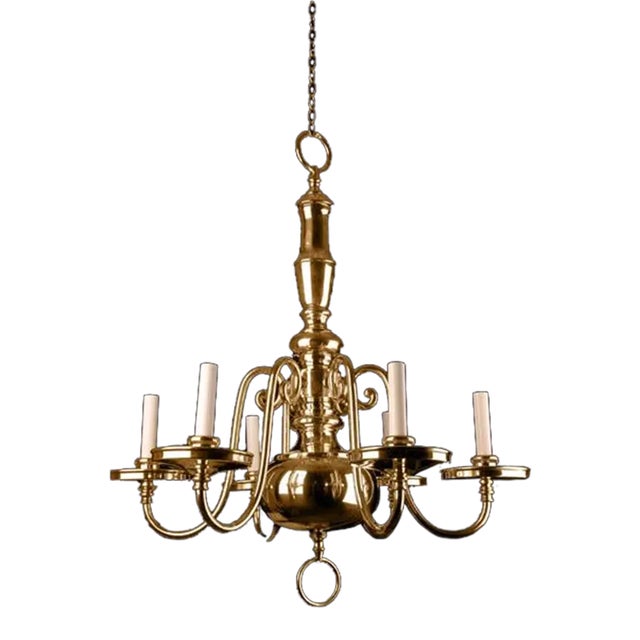 Willburg Chandelier in Gold Finish For Sale