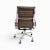 Mid-Century Modern Herman Miller Eames Aluminum Group High-Back Executive Office Chair - Brown Leather For Sale - Image 3 of 11