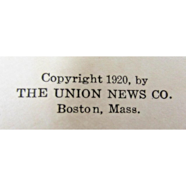 1920 Bird's Eye View of Boston Harbor Showing All Steamboat Routes by Union News For Sale - Image 4 of 11