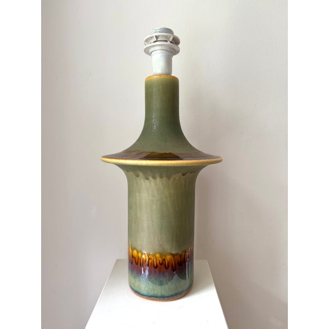 Vintage Danish Table Lamp by Einar Johansen for Søholm Stoneware, 1970s For Sale - Image 13 of 13
