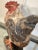 Rustic European Rooster Hand Carved & Painted Wood Figurine For Sale - Image 10 of 11