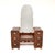 An absolutely stunning French Art Deco burr walnut dressing table. This was made in France, it dates from the 1930’s. It...