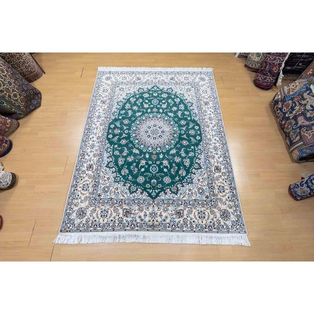 NEW Rare Item 200 × 150 cm | Nain 6La Top Rug | Knot density: 65 Raj (≈ 700000 knots/m²) | Pile: extremely high-quality...
