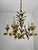 Italian 5-light wrought iron chandelier, 1950s Intact and in good condition, E14 bulbs Up to 250V (Europe/UK Standard).The...