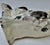 Staffordshire Flower Basket Spaniel Dogs, Pair, Black and White England 19th Century For Sale - Image 11 of 17