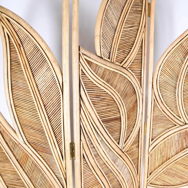 Double Side Rattan Screen For Sale - Image 3 of 10