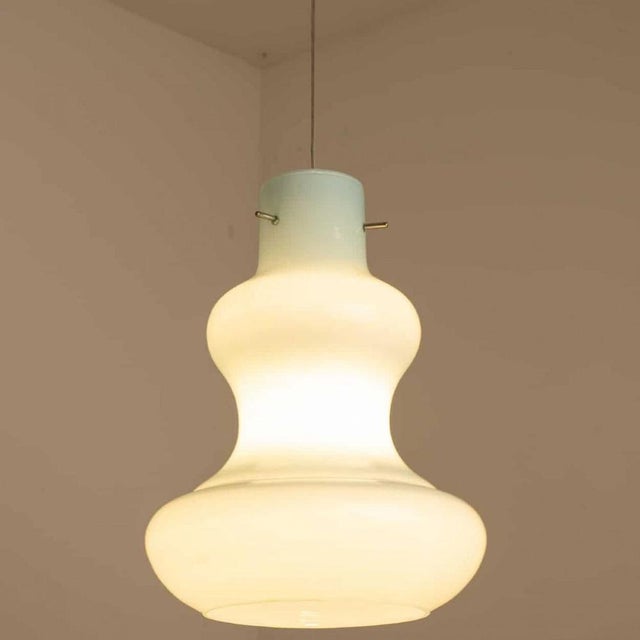 Vintage Murano Glass Pendant Light by Massimo Vignelli for Venini, 1960 For Sale - Image 16 of 18