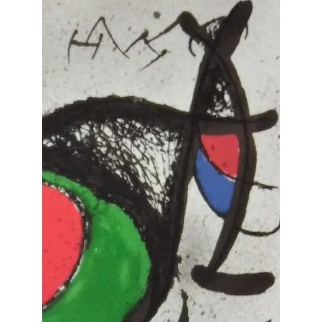 Mid-Century Modern Joan Miro, Liljevalch Exhibition Poster, 1972, Lithograph, Framed For Sale - Image 3 of 5