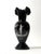 Antique Bohemian Deep Ruby Glass Vase with Romantic White Enamel Painting, 1900 For Sale - Image 17 of 18