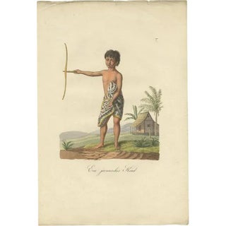 Hurter, A Child from Java, 1830s, Print For Sale