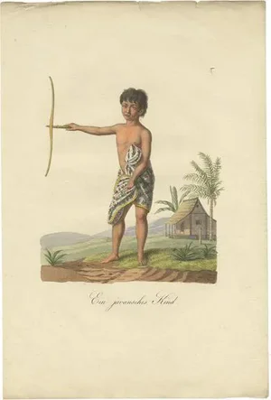 Hurter, A Child from Java, 1830s, Print
