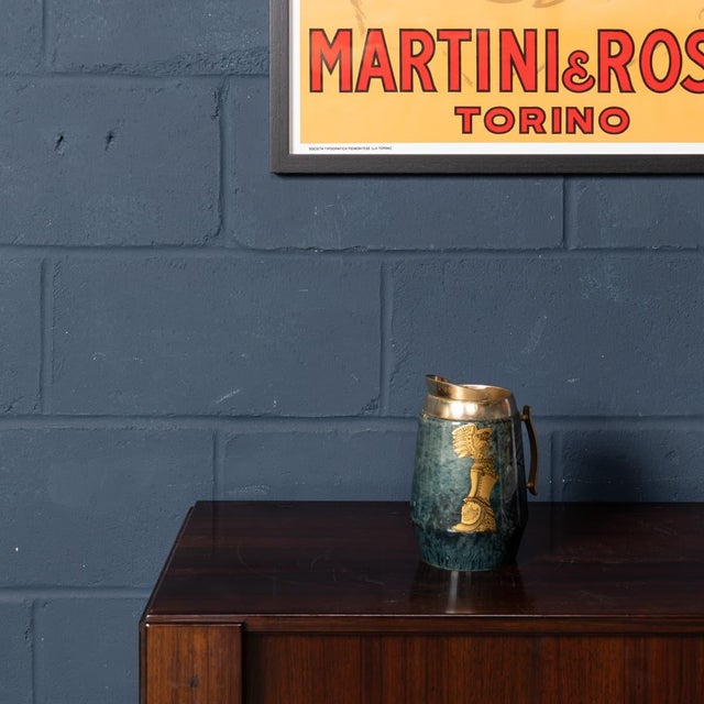 Metal Vintage Italian Carafe by Aldo Tura, 1960 For Sale - Image 7 of 13