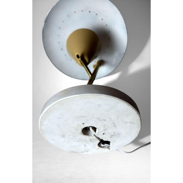 Mid 20th Century Italian Adjustable Table Lamp in Metal and Brass For Sale - Image 16 of 18