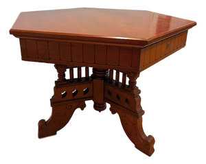 Late 19th Century Eastlake Style Hexagonal Center Table