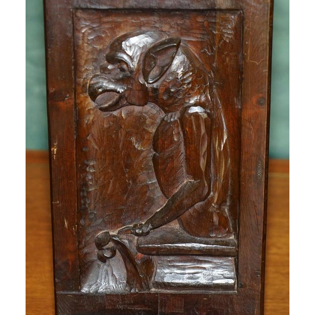 Antique Gothic Carved Bookends, 1600s, Set of 5 For Sale - Image 16 of 18