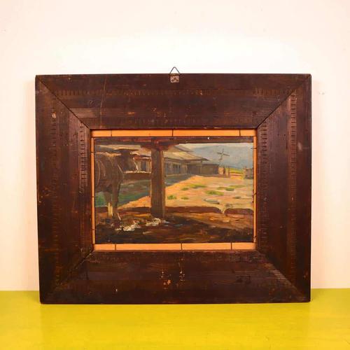 Landscape Painting, 1990s, Oil on Canvas, Framed For Sale - Image 9 of 12