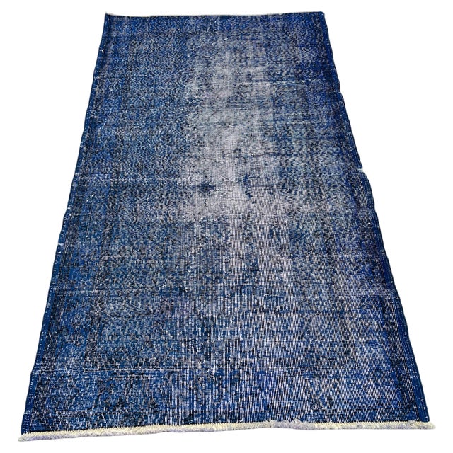 Turkish Distressed Narrow Runner Rug For Sale