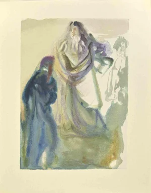 Salvador Dali, Saint Peter, Woodcut, 1963