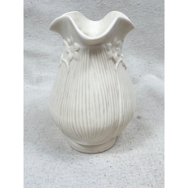 Late 20th Century Vintage Godinger Floral Pitcher For Sale - Image 5 of 7