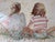 1970s 1980s Vintage Shallom Two Girls Impressionist Textured Oil on Board Painting, Framed For Sale - Image 5 of 12
