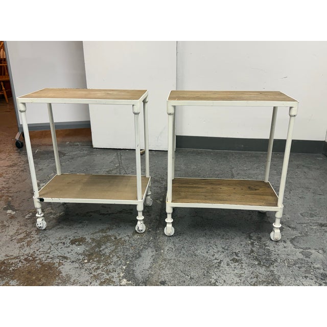 Design Plus Gallery presents a Pair of Dutch Industrial Carts by Luay Al-Rawi for Restoration Hardware. Part of the...
