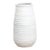 33" Tall Sculptural White Terracotta Planter For Sale