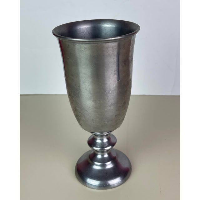 Gothic Medieval Pewter Silver Goblets Pair of 2 Chairish