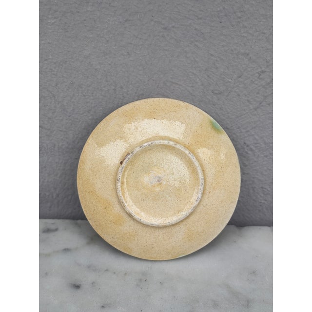 Etruscan Majolica Butter Pat, Circa 1890 For Sale - Image 4 of 4
