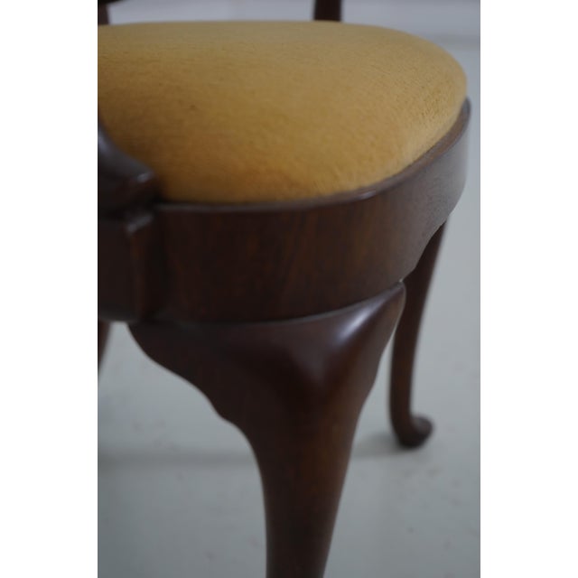 Queen Anne Style Mahogany Diminutive Armchair For Sale - Image 12 of 12