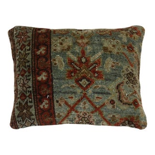 Antique Zabihi Collection Persian Rug Pillow For Sale