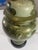 Ceramic Vintage Japanese Fujita Kutani Celadon Ginger Jar Lamp Chrysanthemum For Sale - Image 7 of 12